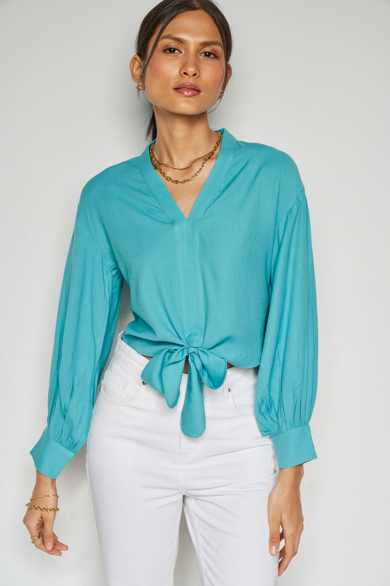 Power Hour Top, Turquoise, image 4